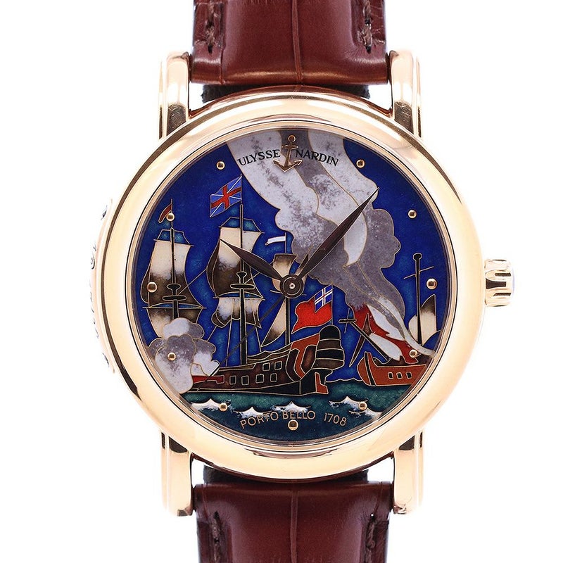 【中古】ULYSSE NARDIN SAN MARCO CLOISONNE PORTO BELLO ユリス・ナルダン サンマルコ クロワゾネ ポルトベッロ 136-11