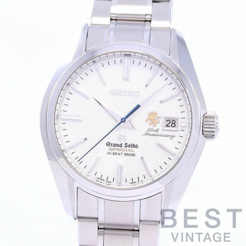 【中古】GRAND SEIKO 9S MECHANICAL HI-BEAT 36000 50TH ANNIVERSARY グランドセイコー 9Sメカニカル ハイビート 36000 グランドセイコー50周年記念 マスターショップ300本限定 SBGH015(9S85-00C0)