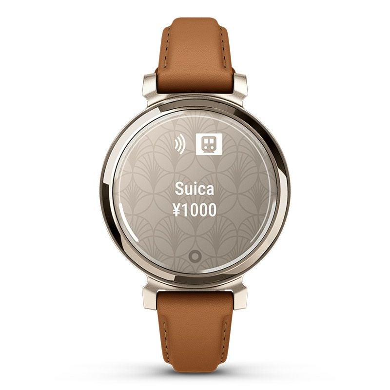 GARMIN Lily 2 Classic Tan Leather / Cream Gold ガーミン リリー2 クラシック タンレザー / クリームゴールド 010-02839-50
