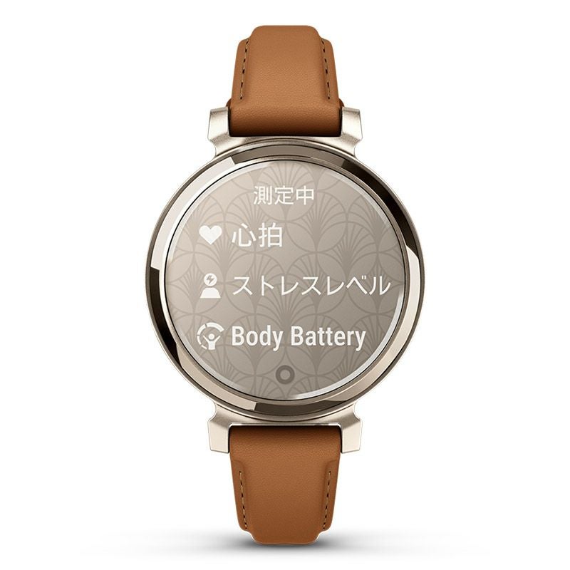 GARMIN Lily 2 Classic Tan Leather / Cream Gold ガーミン リリー2 クラシック タンレザー / クリームゴールド 010-02839-50