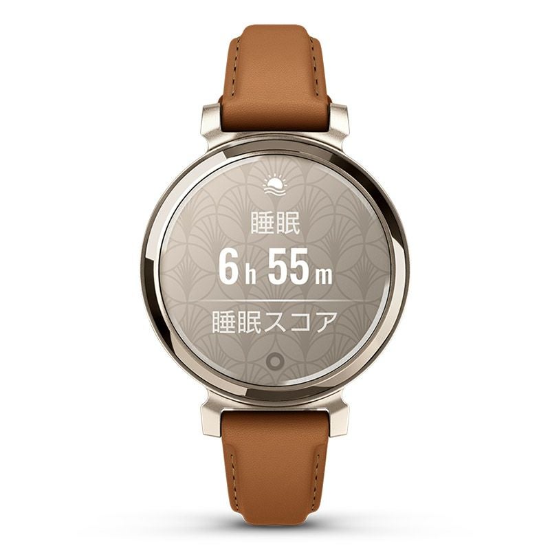 GARMIN Lily 2 Classic Tan Leather / Cream Gold ガーミン リリー2 クラシック タンレザー / クリームゴールド 010-02839-50