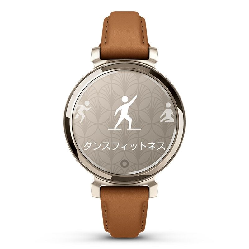 GARMIN Lily 2 Classic Tan Leather / Cream Gold ガーミン リリー2 クラシック タンレザー / クリームゴールド 010-02839-50