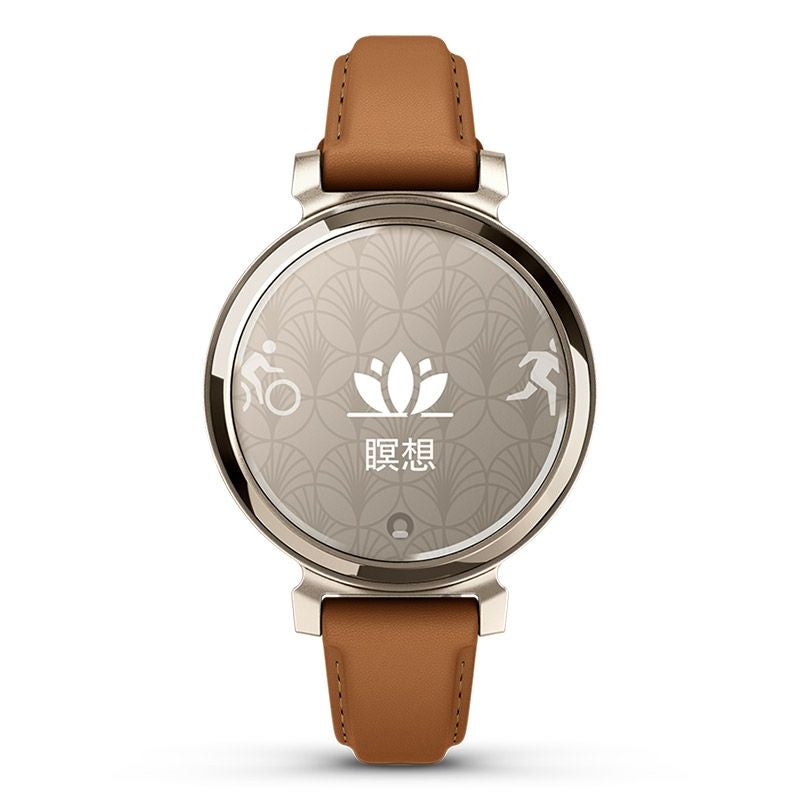 GARMIN Lily 2 Classic Tan Leather / Cream Gold ガーミン リリー2 クラシック タンレザー / クリームゴールド 010-02839-50