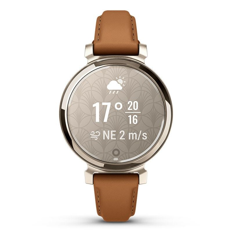 GARMIN Lily 2 Classic Tan Leather / Cream Gold ガーミン リリー2 クラシック タンレザー / クリームゴールド 010-02839-50