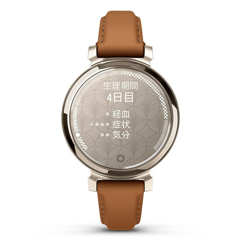 GARMIN Lily 2 Classic Tan Leather / Cream Gold ガーミン リリー2 クラシック タンレザー / クリームゴールド 010-02839-50