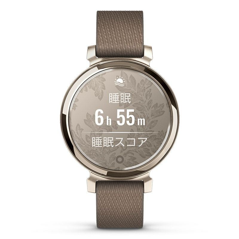 GARMIN Lily 2 Classic Coffee Nylon / Cream Gold ガーミン リリー2 クラシック コーヒー ナイロン / クリームゴールド 010-02839-52
