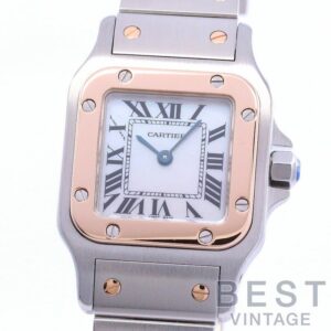 【中古】CARTIER SANTOS GALBEE SMALL MODEL ASIAN LIMITED TO 2300 カルティエ サントスガルベSM アジア限定 2300本 W20103C4