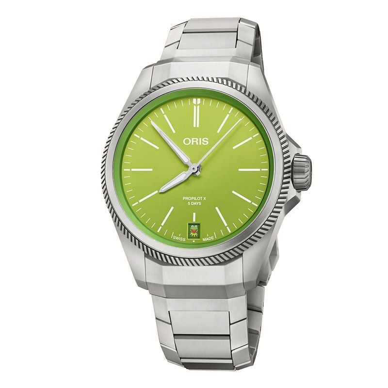 ORIS propilotx kermit edition オリス プロパイロットXカーミットエディション 01 400 7778 7157-Set