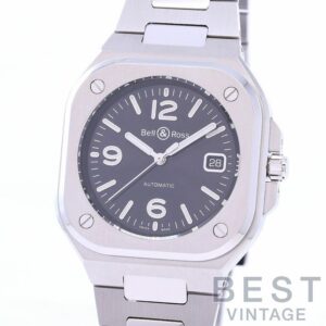 【中古】BELL & ROSS BR05 AUTO BLACK STEEL ベル&ロス BR05 オート・ブラック・スティール BR05A-BL-ST/SST