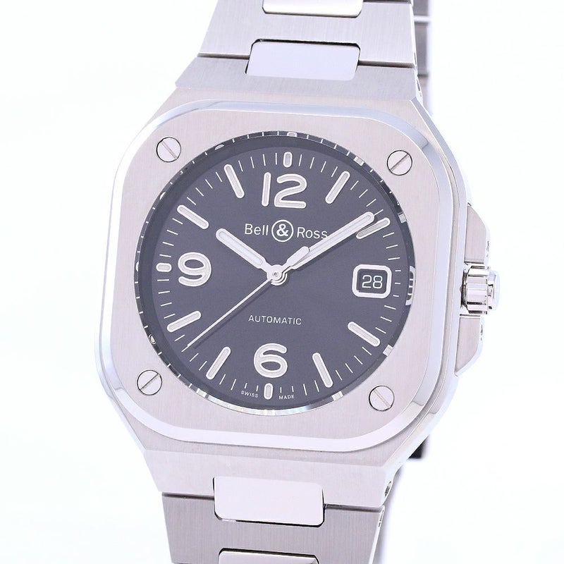【中古】BELL & ROSS BR05 AUTO BLACK STEEL ベル&ロス BR05 オート・ブラック・スティール BR05A-BL-ST/SST