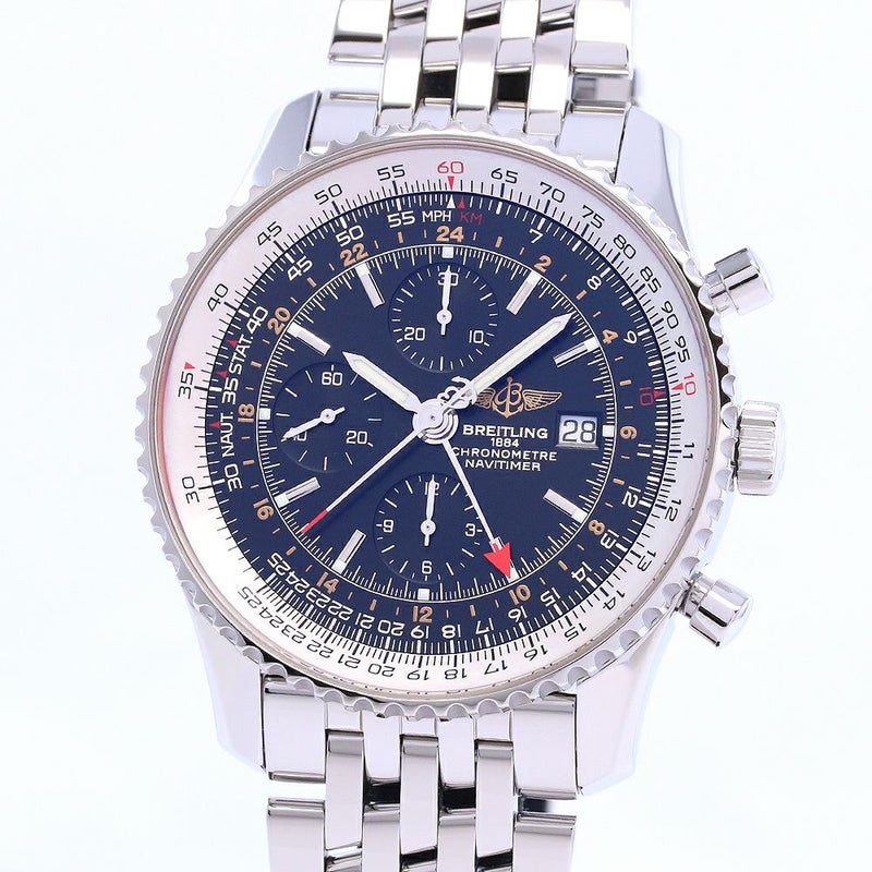 【中古】BREITLING NAVITIMER WORLD ブライトリング ナビタイマー ワールド A2432212/B726/443A (A242B26NP)
