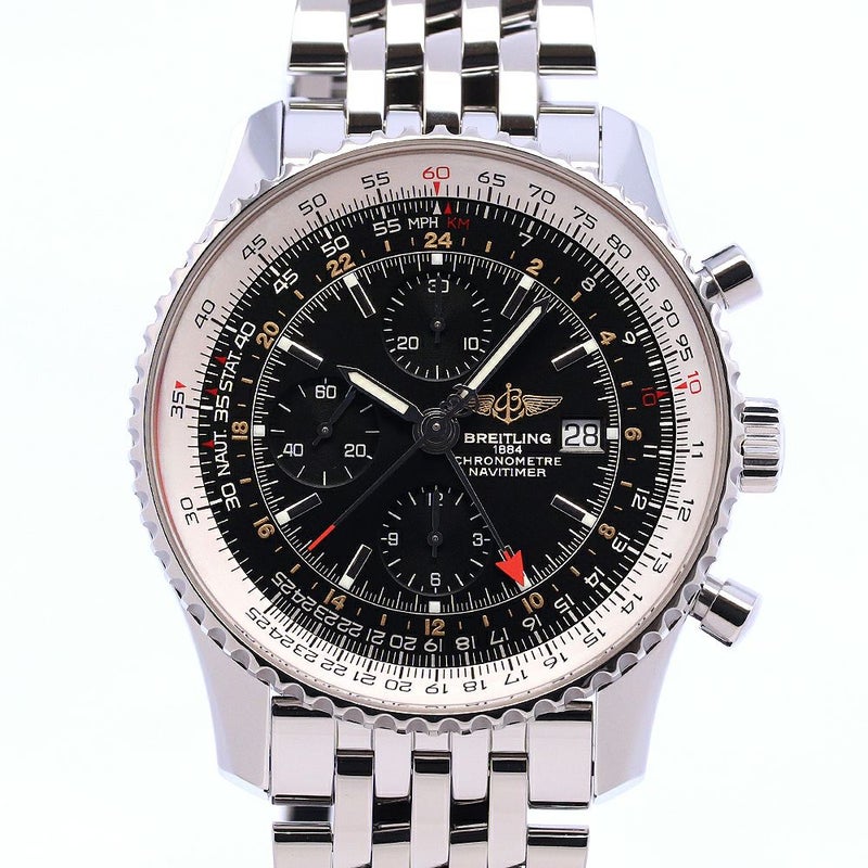 【中古】BREITLING NAVITIMER WORLD ブライトリング ナビタイマー ワールド A2432212/B726/443A (A242B26NP)