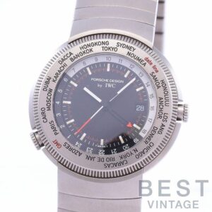 【中古】PORSCHE DESIGN BY IWC TRAVELERS WATCH WORLD TIME ポルシェ・デザイン by アイ・ダブリュー・シー トラベラーズ・ウォッチ・ワールドタイム IW3821