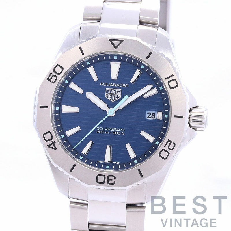 【中古】TAG HEUER AQUARACER PROFESSIONAL 200 SOLARGRAPH タグ・ホイヤー アクアレーサー プロフェッショナル200 ソーラーグラフ WBP1113.BA0000