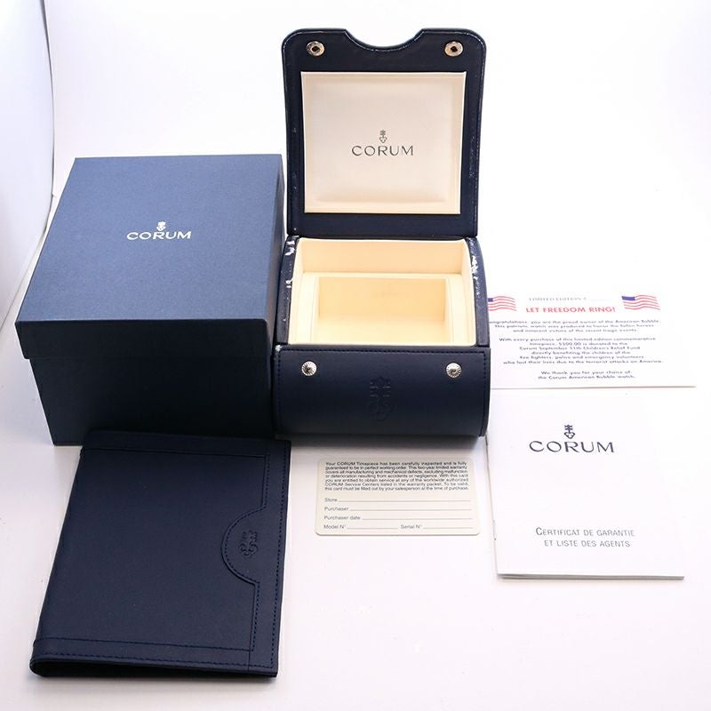 【中古】CORUM BUBBLE AMERICAN FLAG 9.11 LIMITED コルム バブル アメリカンフラッグ 9.11 限定モデル 163.150.20