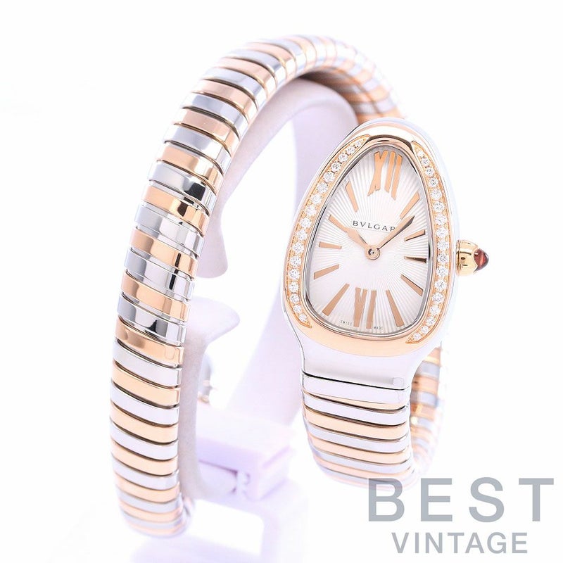 【中古】BVLGARI SERPENTI TUBOGAS WATCH ブルガリ セルペンティ トゥボガス ウォッチ SP27SPG(103131)