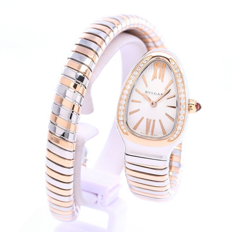 【中古】BVLGARI SERPENTI TUBOGAS WATCH ブルガリ セルペンティ トゥボガス ウォッチ SP27SPG(103131)