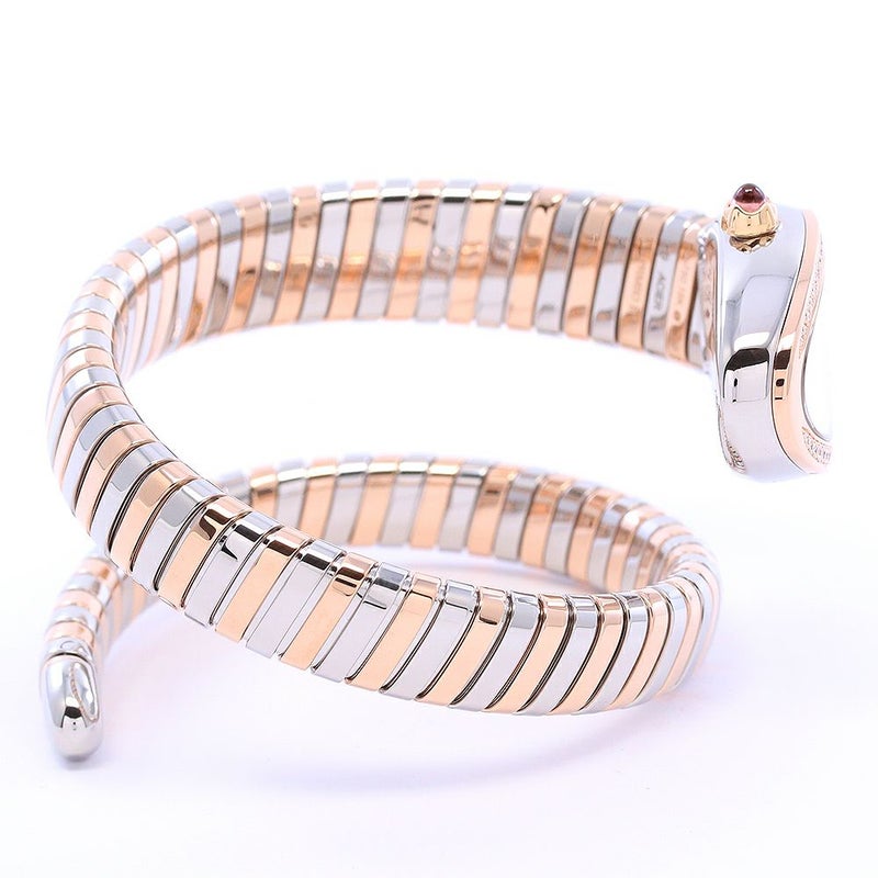 【中古】BVLGARI SERPENTI TUBOGAS WATCH ブルガリ セルペンティ トゥボガス ウォッチ SP27SPG(103131)