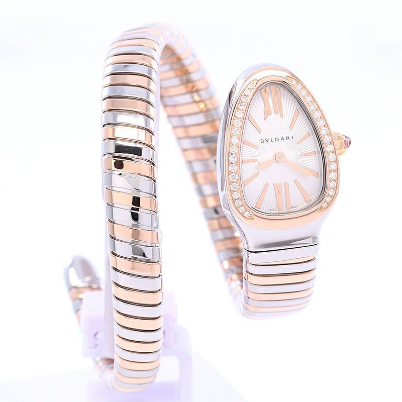 【中古】BVLGARI SERPENTI TUBOGAS WATCH ブルガリ セルペンティ トゥボガス ウォッチ SP27SPG(103131)