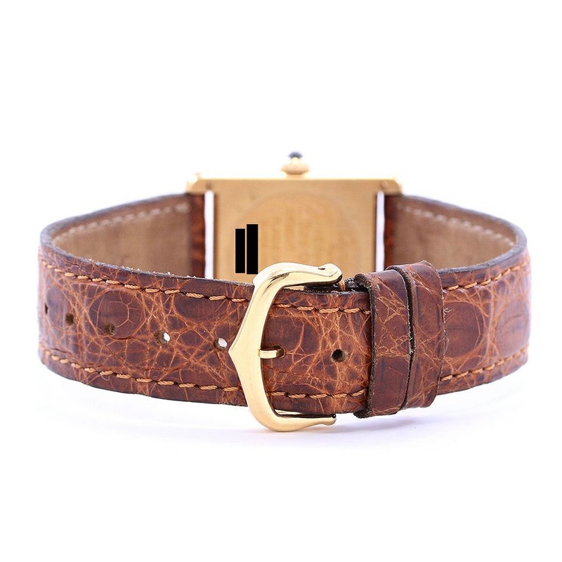 【中古】CARTIER MUST TANK LARGE MODEL VERMEIL カルティエ マストタンク ヴェルメイユLM W1002753