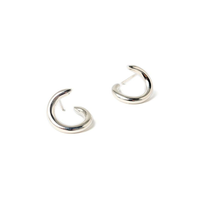 BYOKA THICK IVY PIERCE SILVER E2202 ビョーカ ピアス シルバー E2202