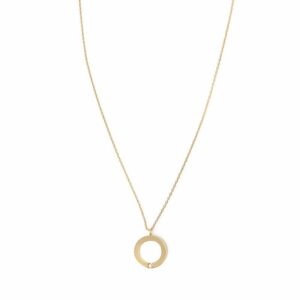 susui シュスイ ネックレス 10金 シンプルネックレス 一粒ダイヤ K10-EN03D