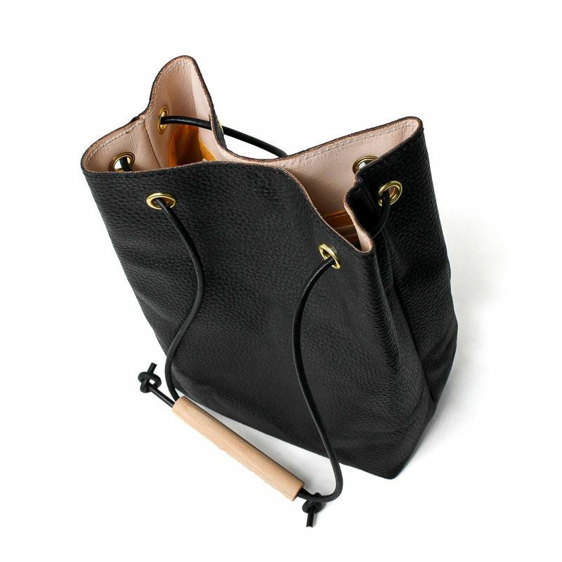 YUICHI TACHIYAMA karuta leather bag black ユウイチタチヤマ アコーディオン カルタ レザー バッグ 鞄 かばん カバン アドリア ブラック YTYkaruta006