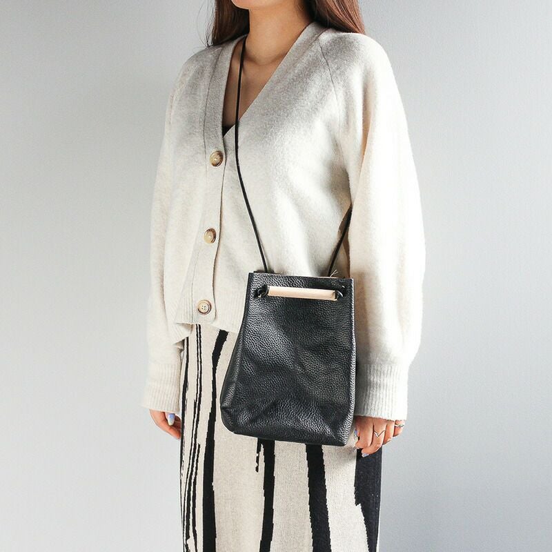 YUICHI TACHIYAMA karuta leather bag black ユウイチタチヤマ アコーディオン カルタ レザー バッグ 鞄 かばん カバン アドリア ブラック YTYkaruta006