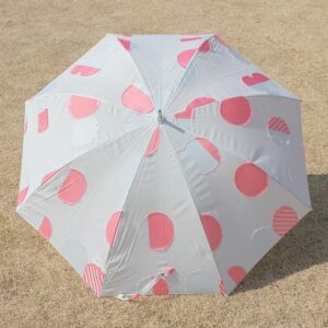 POLS PALASOL ポルス 晴雨兼用 日傘 ホワイト×ピンク A-UMBRL-DNG-2109