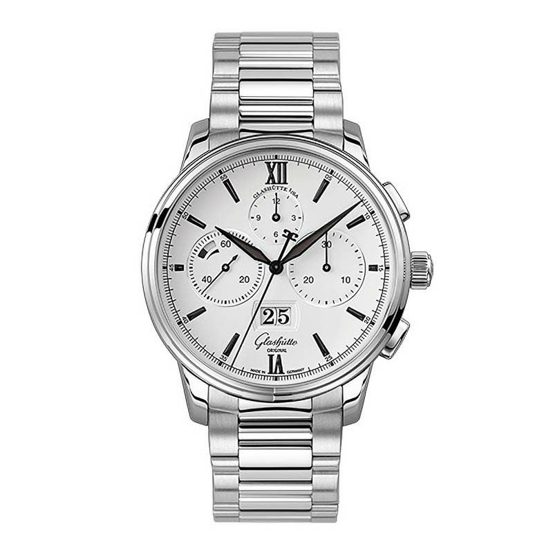 GLASHUTTE ORIGINAL Senator Chronograph Panorama Date グラスヒュッテ・オリジナル セネタ・クロノグラフ・パノラマデイト 1-37-01-05-02-71