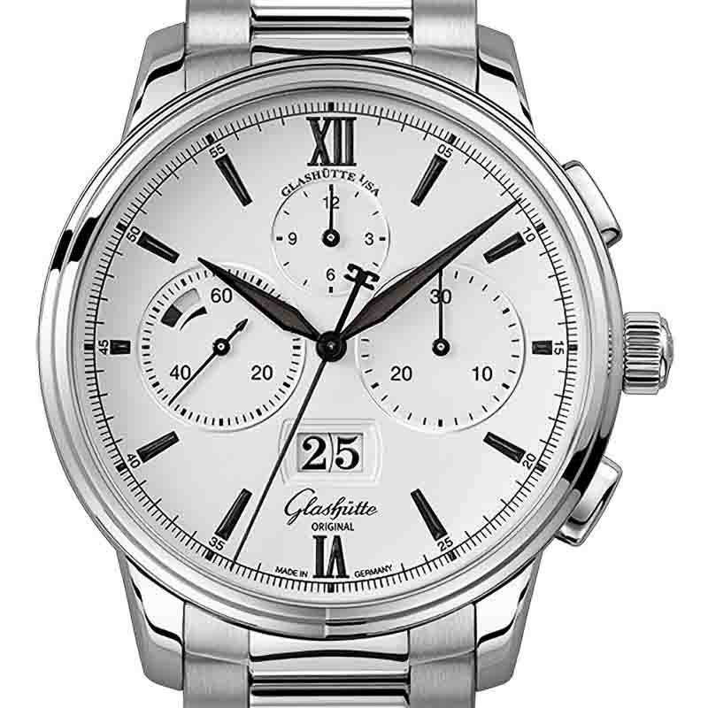 GLASHUTTE ORIGINAL Senator Chronograph Panorama Date グラスヒュッテ・オリジナル セネタ・クロノグラフ・パノラマデイト 1-37-01-05-02-71