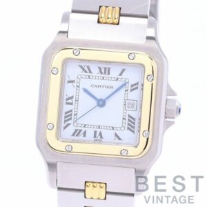【中古】CARTIER SANTOS CARREE LARGE MODEL / SANTOS GALBEE LARGE MODEL カルティエ サントスカレLM / サントスガルベLM 81036232