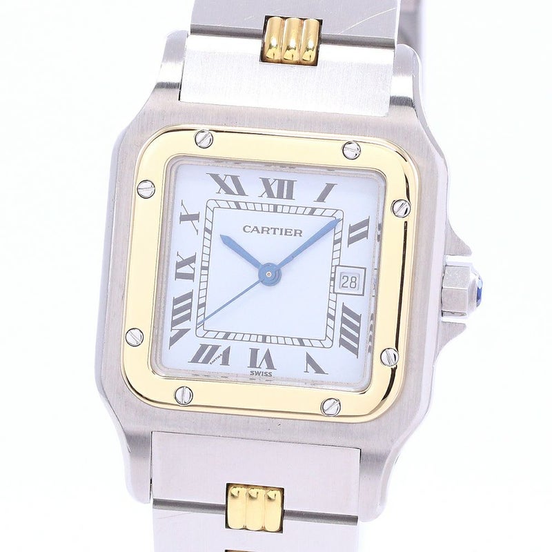 【中古】CARTIER SANTOS CARREE LARGE MODEL / SANTOS GALBEE LARGE MODEL カルティエ サントスカレLM / サントスガルベLM 81036232