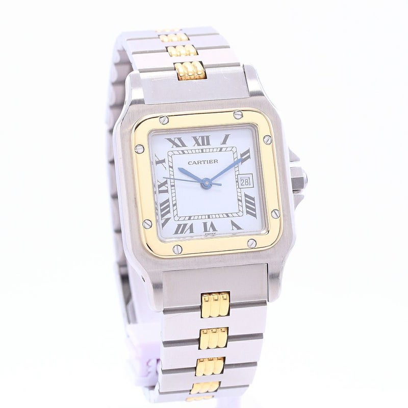 【中古】CARTIER SANTOS CARREE LARGE MODEL / SANTOS GALBEE LARGE MODEL カルティエ サントスカレLM / サントスガルベLM 81036232