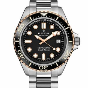 EDOX NEPTUNIAN GRANDE RESERVE DATE AUTOMATIC エドックス ネプチュニアン グランデ リザーブ デイト オートマティック 80801-3NRM-NIR