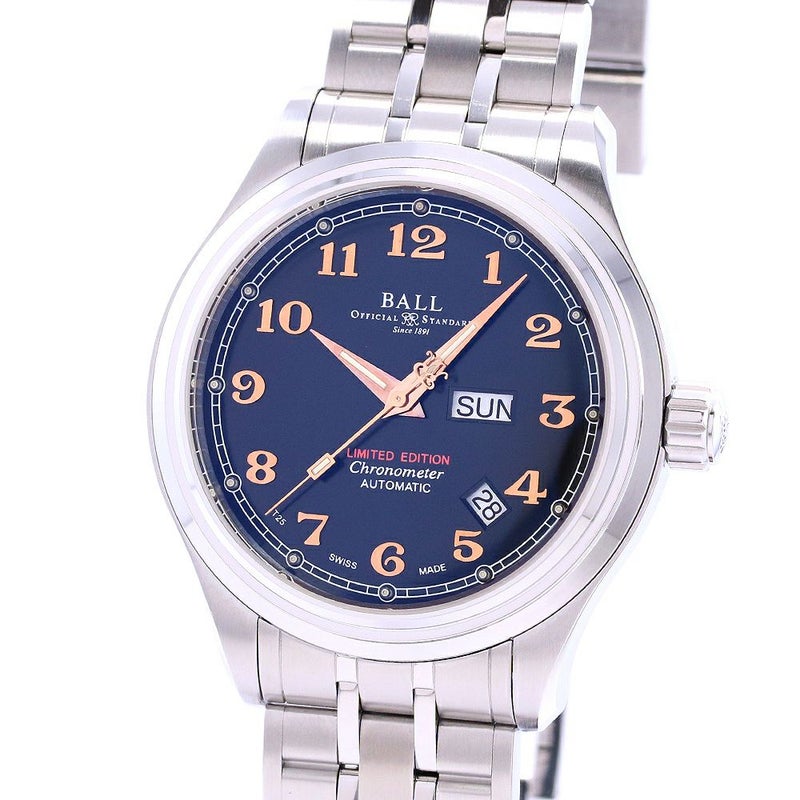 【中古】BALL WATCH TRAINMASTER CLEVELAND JAPAN LIMITED TO 200 ボールウォッチ トレインマスター クリーブランド 日本限定200本 NM1058D-L1FCJ-BKGO