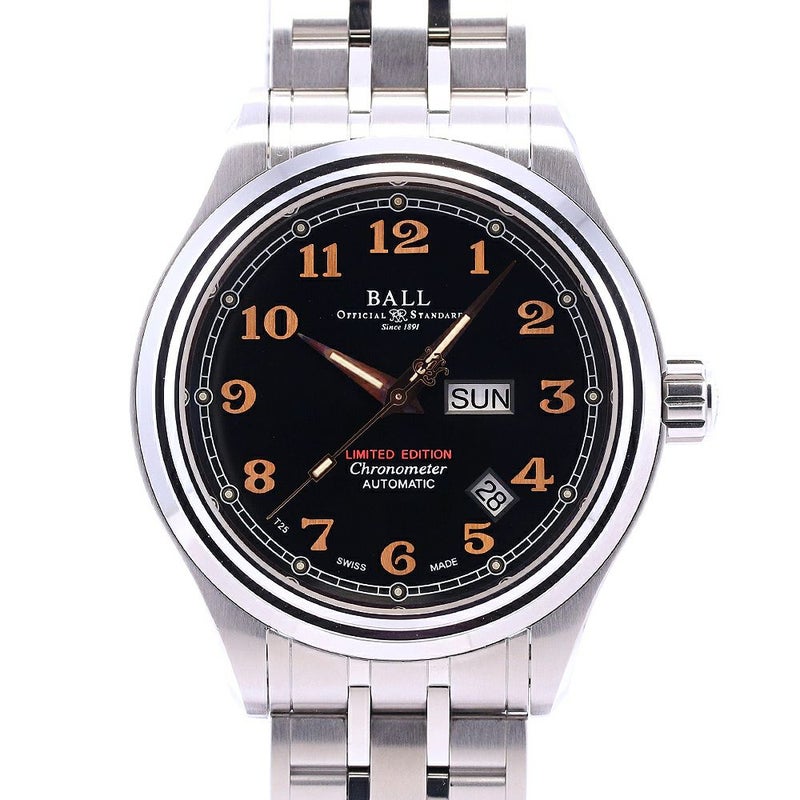 【中古】BALL WATCH TRAINMASTER CLEVELAND JAPAN LIMITED TO 200 ボールウォッチ トレインマスター クリーブランド 日本限定200本 NM1058D-L1FCJ-BKGO