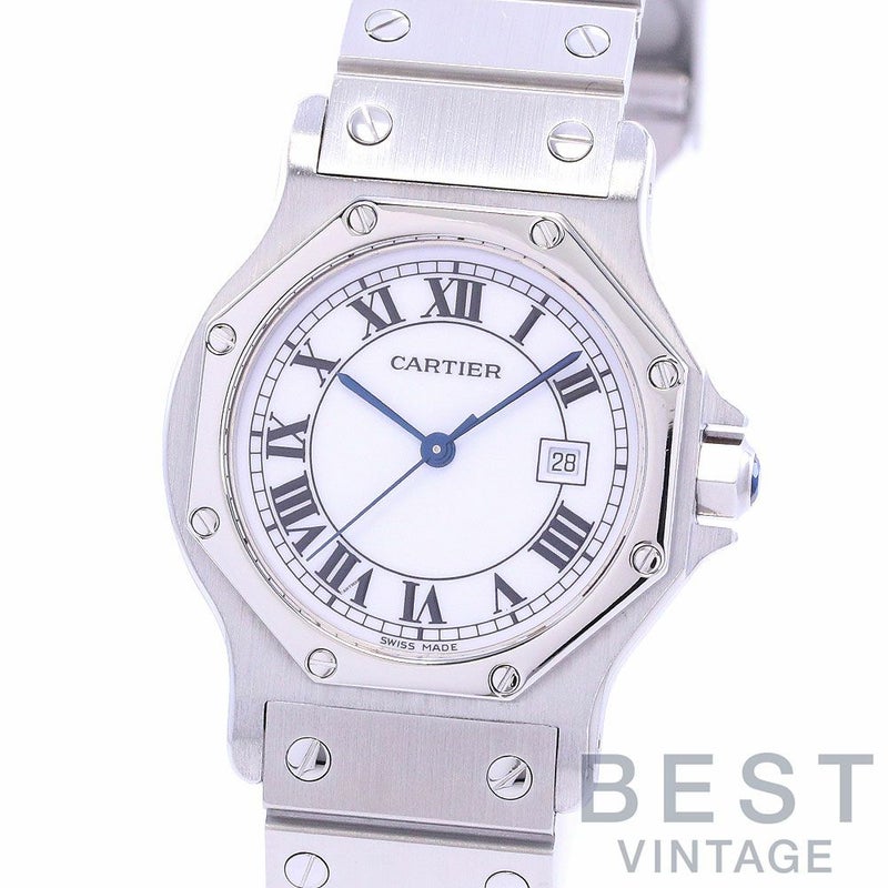 【中古】CARTIER SANTOS RONDE LARGE MODEL / SANTOS OCTAGON LARGE MODEL カルティエ サントスロンドLM / サントスオクタゴンLM 81037188