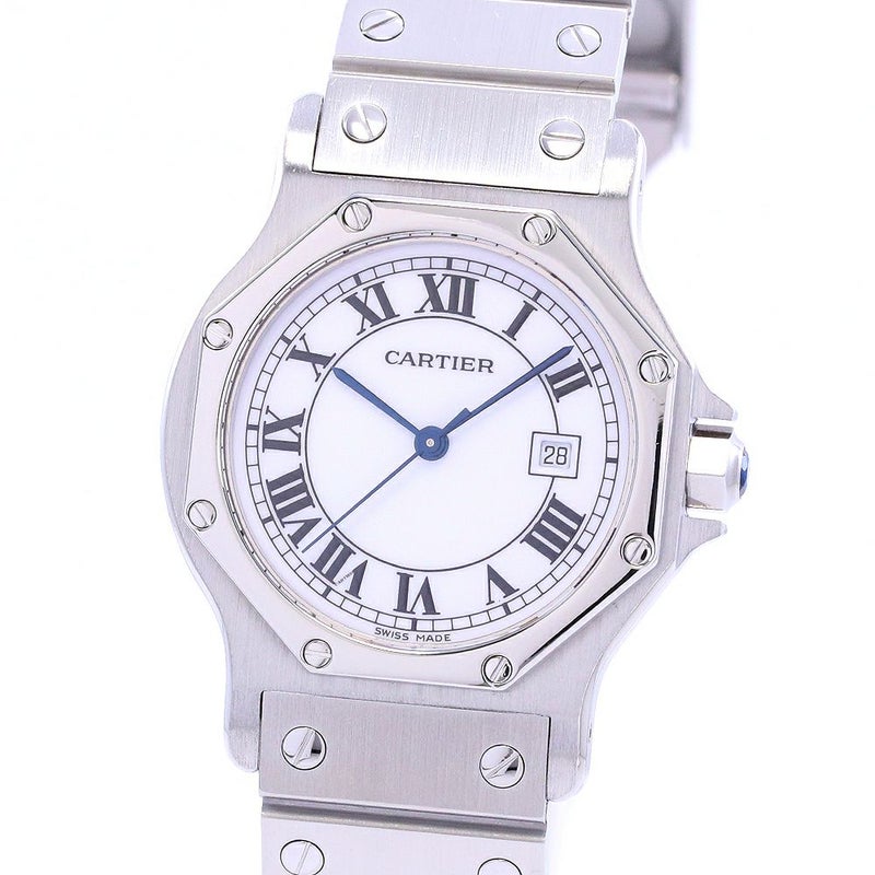 【中古】CARTIER SANTOS RONDE LARGE MODEL / SANTOS OCTAGON LARGE MODEL カルティエ サントスロンドLM / サントスオクタゴンLM 81037188