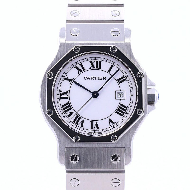 【中古】CARTIER SANTOS RONDE LARGE MODEL / SANTOS OCTAGON LARGE MODEL カルティエ サントスロンドLM / サントスオクタゴンLM 81037188