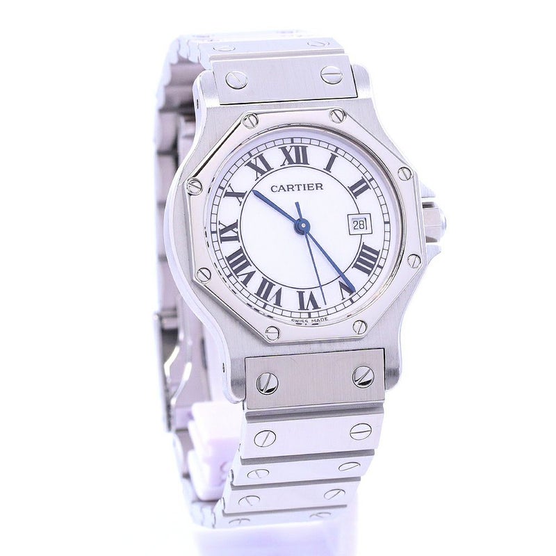 【中古】CARTIER SANTOS RONDE LARGE MODEL / SANTOS OCTAGON LARGE MODEL カルティエ サントスロンドLM / サントスオクタゴンLM 81037188