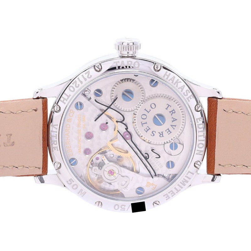 【中古】EBERHARD TRAVERSETOLO VITRE TARO HAKASE JAPAN LIMITED TO 50 エベラール トラベルセトロ・ヴィトレ 葉加瀬太郎氏 コラボレーションモデル 50本限定 21120.18 HAK CP