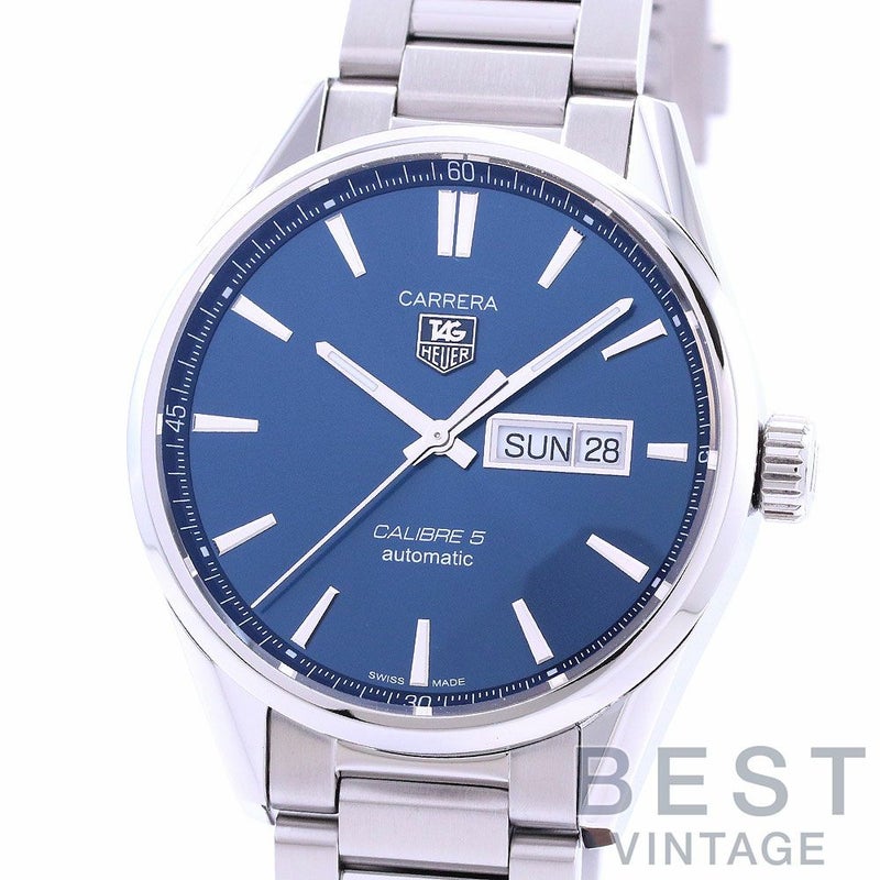 【中古】TAG HEUER CARRERA CALIBRE 5 DAY-DATE タグ・ホイヤー カレラ キャリバー5 デイデイト WAR201E.BA0723