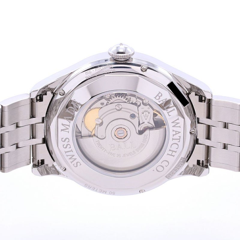 【中古】BALL WATCH TRAINMASTER MOONPHASE ボール・ウォッチ トレインマスター ムーンフェイズ NM3082D-SJ-BE