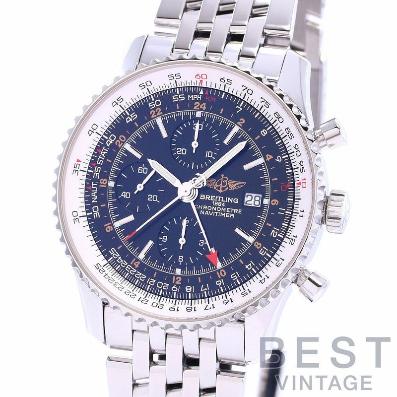 【中古】BREITLING NAVITIMER WORLD ブライトリング ナビタイマー ワールド A2432212/B726/443A (A242B26NP)