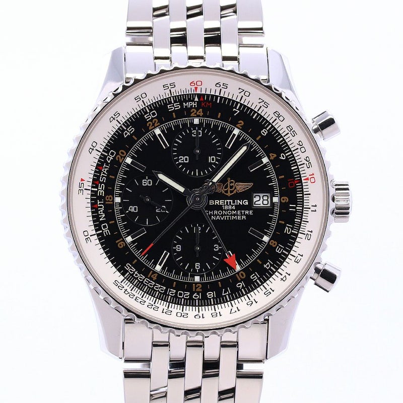 【中古】BREITLING NAVITIMER WORLD ブライトリング ナビタイマー ワールド A2432212/B726/443A (A242B26NP)
