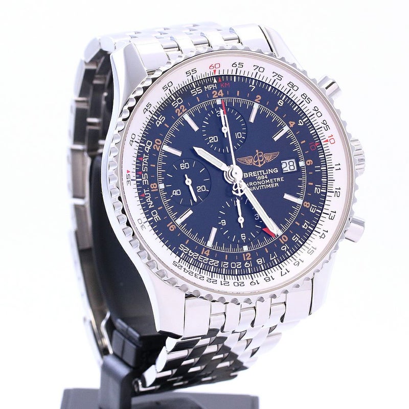 【中古】BREITLING NAVITIMER WORLD ブライトリング ナビタイマー ワールド A2432212/B726/443A (A242B26NP)