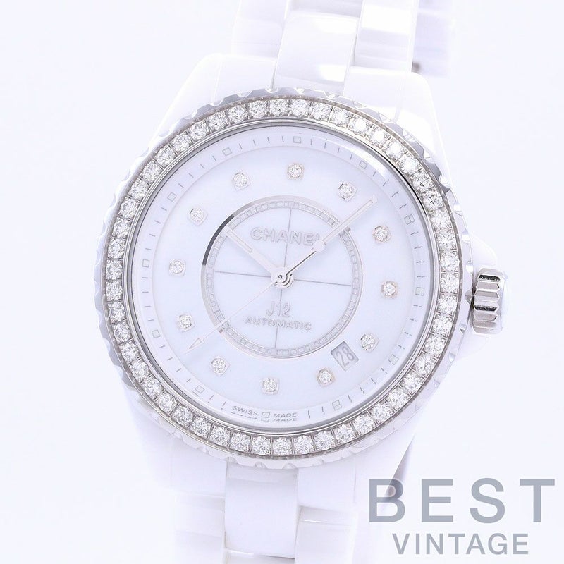 【中古】CHANEL J12 CALIBER 12.1 DIAMOND BEZEL 38MM シャネル J12 キャリバー 12.1 ダイヤモンドベゼル 38MM H7189