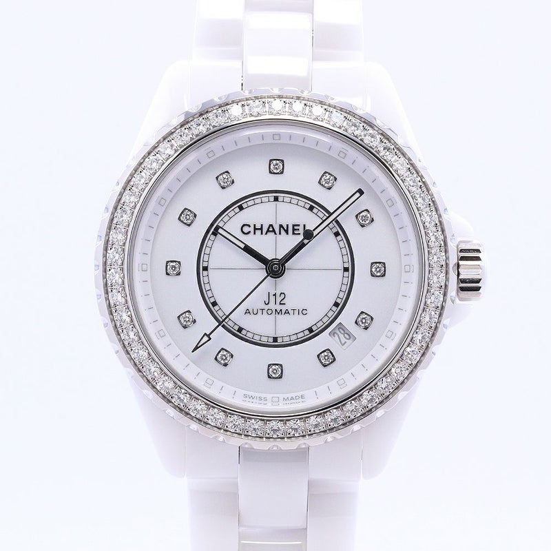 【中古】CHANEL J12 CALIBER 12.1 DIAMOND BEZEL 38MM シャネル J12 キャリバー 12.1 ダイヤモンドベゼル 38MM H7189