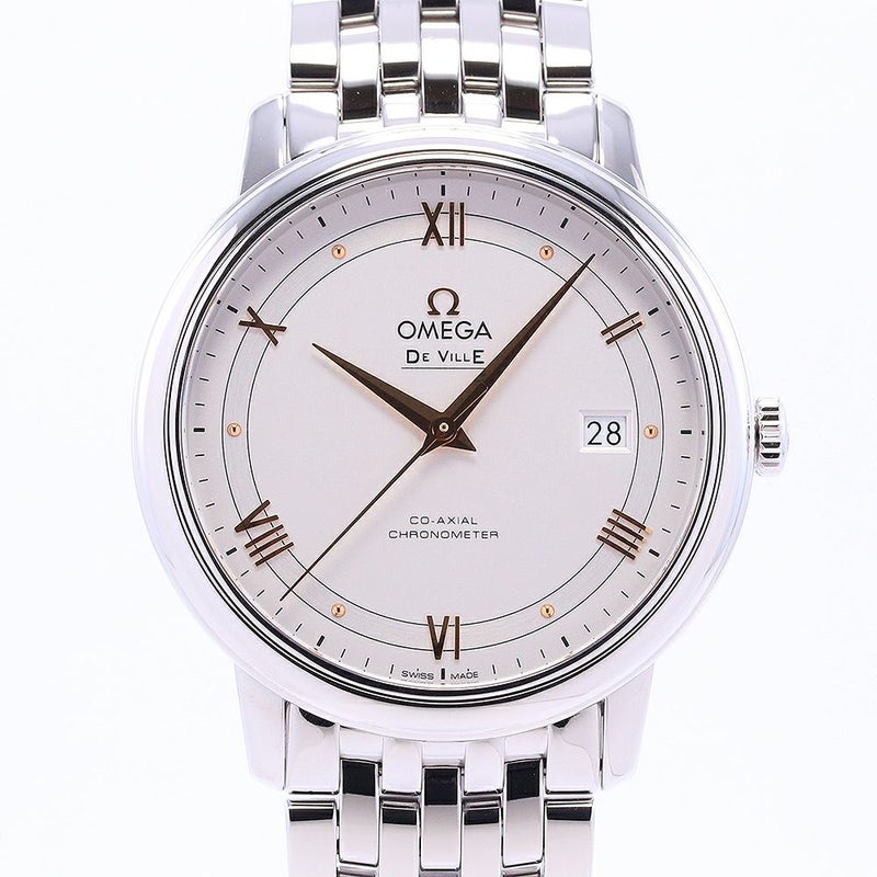 【中古】OMEGA DE VILLE PRESTIGE 39.5MM CO-AXIAL オメガ デ・ヴィル プレステージ コーアクシャル 424.10.40.20.02.002